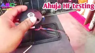 Ahuja HF tweeter APT 025 testing | My second product from Ahuja brand | Nice build and suund Quality