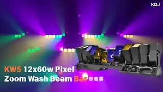 KW5 12x60w Zoom Pixel Beam Bar Moving Head Wash Light