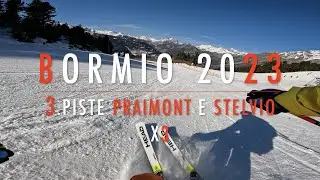 4K 🔴 Bormio SKI 🔴 Day 5 🔴 3. Piste Praimont e Stelvio x3 🔴 10.2.2023