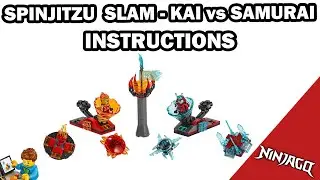 LEGO INSTRUCTIONS  - Spinjitzu Slam -  Kai vs  Samurai - LEGO Set 70684