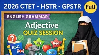 Adjective quiz session