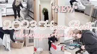 NEW ✨ 2023 HOME RESET! | All day cleaning motivation | Clean with me