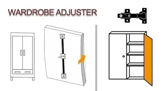 Wardrobe Adjuster with Single Adjustment Quick Tips ( Wardrobe Accessories) | PROSOL