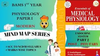 ENDOCRINE SYSTEM PART 2 -  POST.PITUTARY BAMS/BHMS 1ST YEAR MIND MAP SERIES BY @OneStopAyurveda