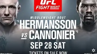 UFC COPENHAGEN LIVE - HERMANSSON VS CANNONIER LIVESTREAM - FULL FIGHT COMPANION ESPN+ 18