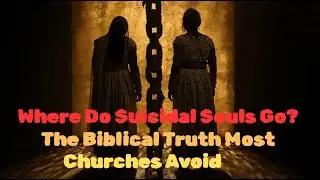 Where Do Suicidal Souls Go The Biblical Truth Most Churches Avoid