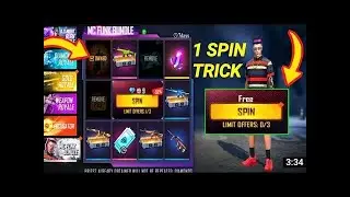 One spin trick free fire new faded wheel//How to get new MC PUNK bundle in free fire