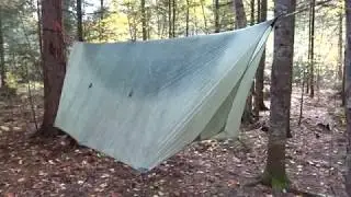 Cuben fiber tarp after years of use