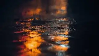 Golden Night Rain 🌙 7 Hours of Ambient City Rain for Sleep, Study & Calm