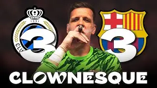 CLOWNESQUE 🤡 Chaise nid en roue libre, une d&eacute;fense cata et un grand Lamine ⎮ Brugge 3-3 Bar&ccedil;a