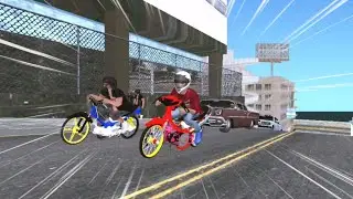 Kampung Ucok Penuh Pembalap Motor Drag Saat Tahun Baru GTA SA