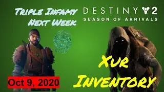 Destiny 2 Xur Inventory [Oct 9]; Next Week Triple Infamy, Festival of the Lost Continues, and more!