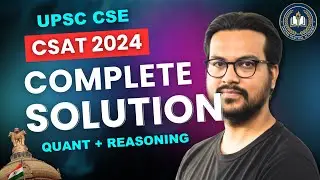 UPSC CSAT 2024 COMPLETE ANALYSIS |  ANAND PANCHAL #csat