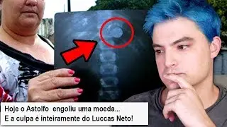 CRIANÇA ENGOLIU MOEDA POR CAUSA DO LUCCAS NETO [+10]