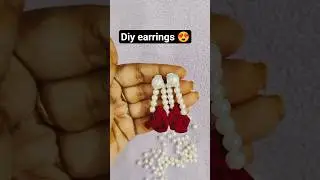diy earrings using safety pin😍😍😍#diyearrings #diy #diyaccessories #viral #pleasesubscribe