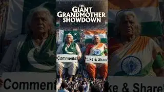 Giant Grandmothers Showdown | Pakistan vs India Epic Stadium Battle | Dua Story Time