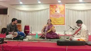 Anjana Satish singing in Thrissur KBS Thyagaraja Aradhana Maholsavam