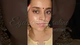 Easy Eyebrow Routine atm for fluffy, lifted eyebrows! #eyebrows #eyebrowtutorial #elfcosmetics