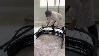 unboxing Install swing chair #swingchairbliss #outdoorosis #balaconyretreat #chillzone