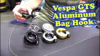 Extra Strength Aluminum Bag Hook for Vespa GTS