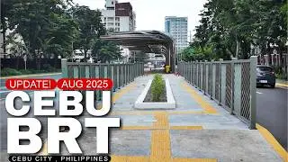 Update‼️Cebu BRT week before its dry run | Cebu Bus Rapid Transit as of August 2025