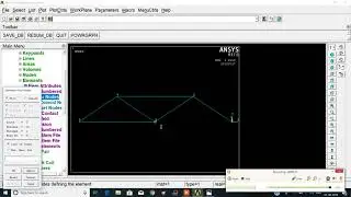 ANSYS APDL 🔥 APDL Analysis on Railway Bridge with fixed and roller support #cimdesignsolutionabhijit