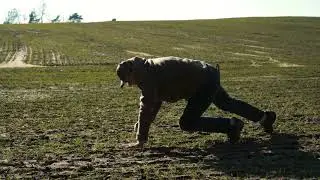 Spurenlesen bei der Wildnisschule Hoher Fläming