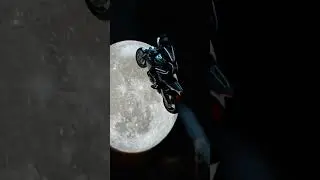 Dream Ride &ndash; Biker to the Moon #trending #shorts #shortvideo #reels #bikeride #moon #viral #viral