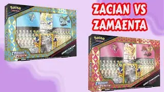 Zacian VS Zamazenta Premium Figure Collection Box!