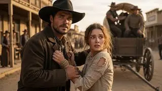 She Was Being Forced Onto A Wagon At Gunpoint, The Cowboy Shot The Gun From The Man's Hand
