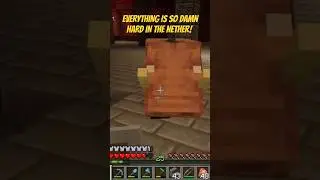 EVERYTHING is so damn HARD in the NETHER! #minecra ft &lrm;#64bitRick
