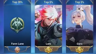 LAM top 1 Global - damage built -combat mode ON
