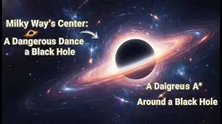 milky way&rsquo;s center a dangerous dance around a black hole