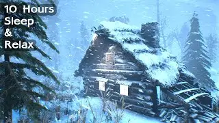 APOCALYPSE WINTER STORM 2025 in Canada | Savage Blizzard & Howling Wind Sounds for Sleeping