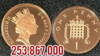 UK 1992 1p ONE PENNY Coin VALUE + REVIEW Queen Elizabeth II 1p PROOF
