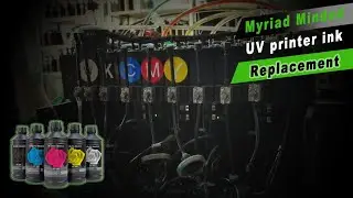 UV printer ink replacement