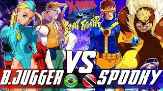 X-Men Vs Street Fighter:🔥[REV] Blackjugger Vs spookytwilight🔥| High Level Gameplay.