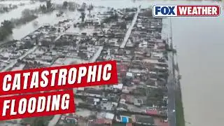 See It: Drone Footage Shows Catastrophic Flooding In Cordoba, Spain