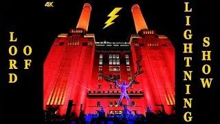 London 🇬🇧 Battersea Power Station Opening Day - Arcadia's Lord of Lightning Show 14/10/2022