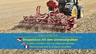 Stoppelsturz mit dem Universalgrubber | Stubble Cultivation | D&eacute;chaumage | HURRICANE by Einb&ouml;ck
