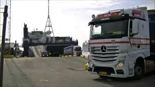 Sirena Seaways sidste tur på Esbjerg Harwich ruten 29 september 2014