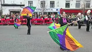 Mullingar Town Band at Clara St.Patricks Day Parade Monday 17th March 2025