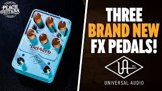 A Trio of BRAND NEW @UniversalAudio FX Pedals! | Our First Impressions!