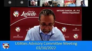 City Utilities Advisory Committee Meeting, 03/10/2022
