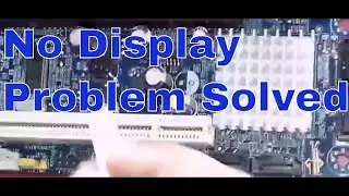 Computer turns on but no display problem