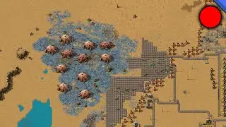 Я превратил трупы кусачих в железо | Factorio