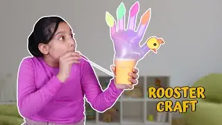 Easiest Craft Idea For Kids | How To Make Rooster | Toys From Trash