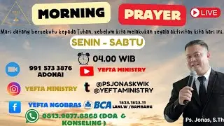 LIVE! MORNING PRAYER (DOA PAGI) / 15 JANUARI 2026 - Pk. 04.00 WIB #live #doapagi