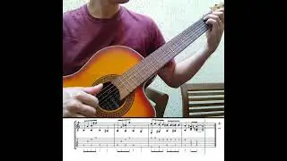 Mais um pequeno Blues Fingerstyle, dessa vez com um Tutorial TAB para quem quiser tocar - #Shorts