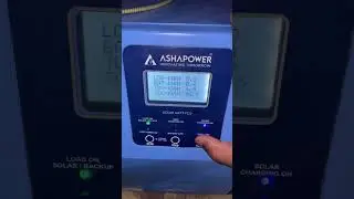 #ashapower 3024 with bifacial solar panel